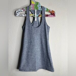 Lululemon Cool Racerback Tank Top gray heather size 4